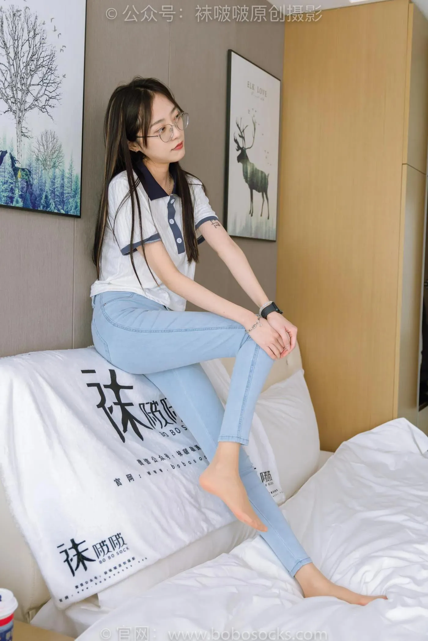 [BoBoSocks袜啵啵]NO.161 稚予-贝壳头板鞋、肉丝、裤里丝 [140P]插图1